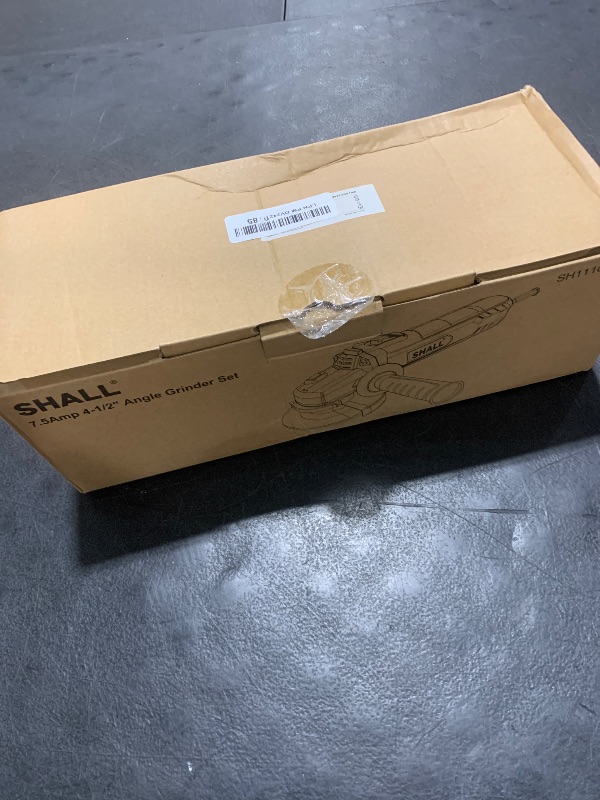 Photo 1 of 7.5Amp 4-1/2 Inch 12000 RPM Angle Grinder with 2 Guards, 3 Cutting Wheels, 3 Discs, Non-Slip Handle and Carbon Brush for Metal and Wood