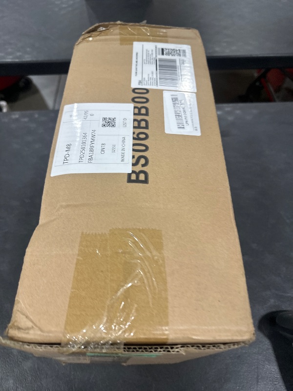 Photo 1 of TUTOTAK Vertical Bookshelf, 8-Tier Bookcase, Narrow Spine Book Shelf for Small Space, Corner Standing Shelf for Living Room, Office, Study, Entryway, Rustic Brown BS06BB008