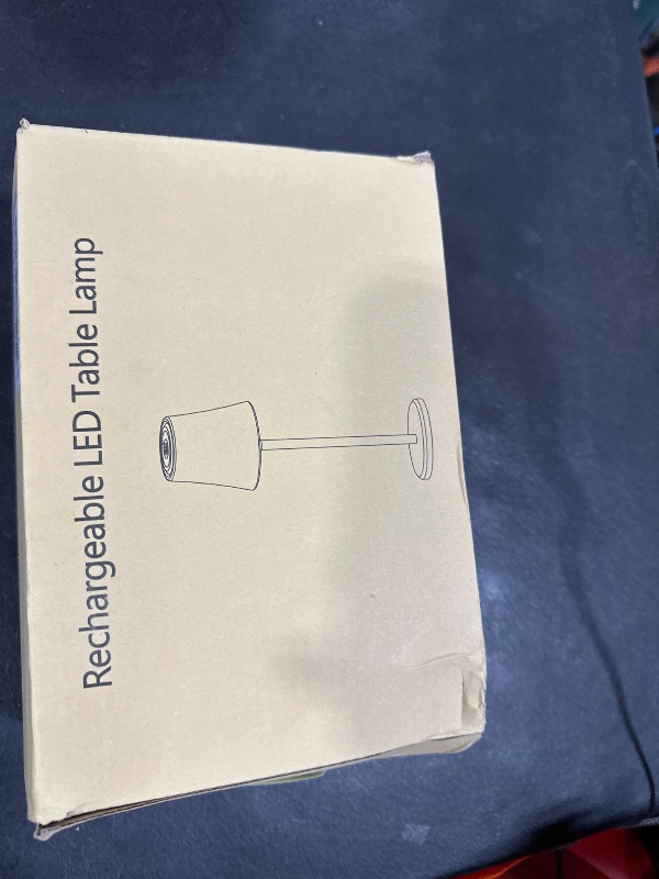 Photo 1 of Ainostone Cordless Table Lamp Rechargeable 2 Pack Wireless Touch Light Battery Operated 3 Color & RGB Stepless Dimmable Portable Led Waterproof Small Lamps for Kichen/Dining/Outdoor/Patio/Restaurant