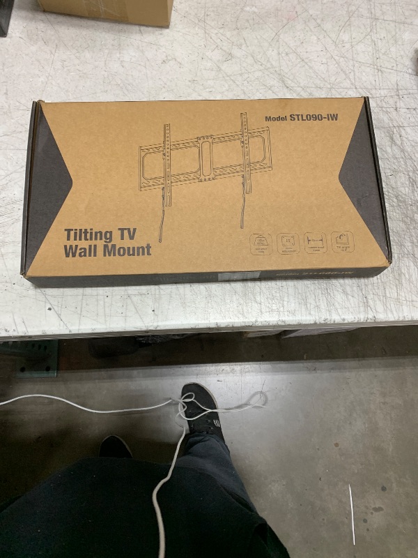 Photo 1 of Greenstell TV Mount with Power Outlet, Full Motion Wall Mount for 47"-84" TVs, Swivel, Tilt and Extension Bracket with Dual Articulating Arms, Max VESA 600x400mm, Holds up to 132lbs