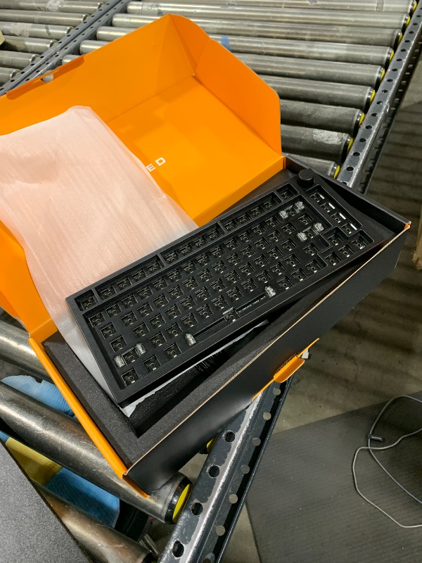 Photo 1 of Glorious Gaming GMMK PRO 75% Barebones Black (Frame Only) - Modular Mechanical Gaming Keyboard, TKL Size (75%), 3.3lb Frame, RGB, Fully Customisable, 5-Pin Switch Support