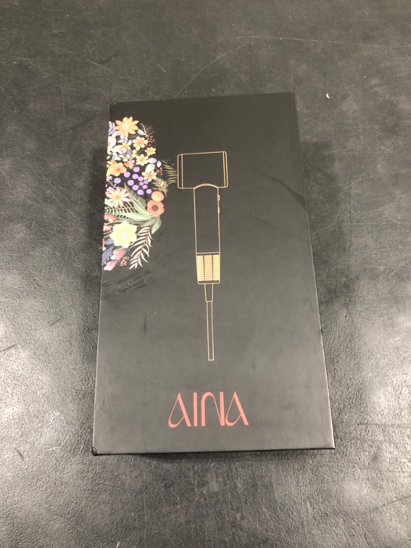 Photo 1 of AINA Hair Dryer, Blow Dryer - Brushless Motor, 110,000 RPM Lightweight, Ionic Travel 110V/ALCI Plug(Baby Pink)