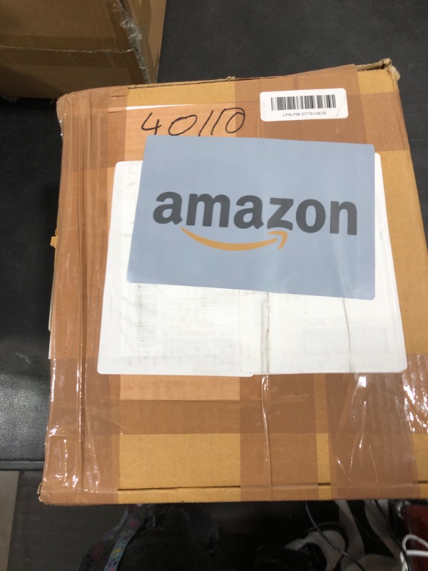 Photo 1 of Amazon Basics Cotton Jersey 4-Piece Soft, Breathable, Wrinkle-Free Bed Sheet Set, Queen, Oatmeal, Solid