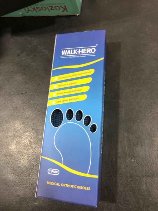 Photo 1 of Inserts Relieve Plantar Fasciitis - Flat Feet Insoles Arch Supports, Orthotic Insoles for Foot Pain Arch Pain Reduce Muscle Fatigue Absorb Shock (Mens 5-5 1/2 | Womens 7-7 1/2)