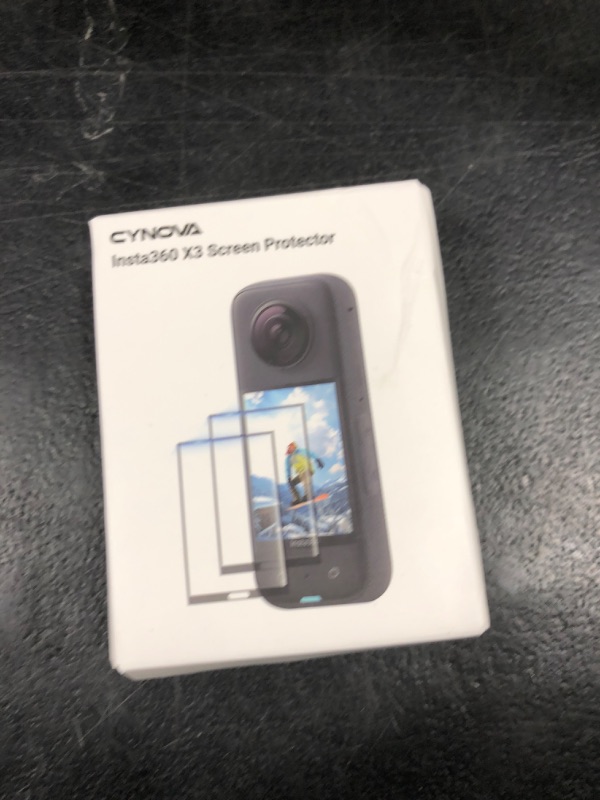 Photo 1 of CYNOVA Insta 360 X3 Screen Tempered Film Set, Screen Protector for Insta360 X3 Accessories LCD Tempered Glass 9H Hardness
