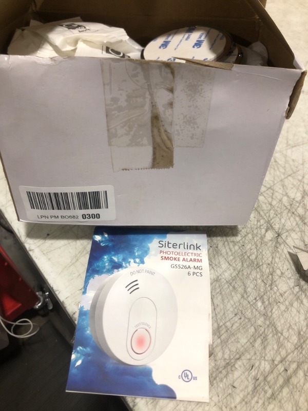 Photo 1 of X-Sense  Detector, 10-Year Battery Smoke Fire Alarm with Photoelectric Sensor, LED Indicator & Silence Button, 1-Pack