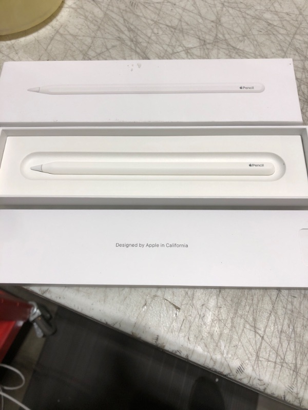 Photo 2 of Apple Pencil (2nd Generation): Pixel-Perfect Precision and Industry-Leading Low Latency, Perfect for Note-Taking, Drawing, and Signing documents. Attaches, Charges, and Pairs magnetically.