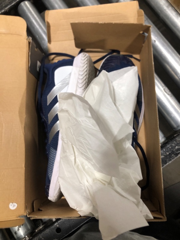 Photo 1 of adidas Men's Solematch Control Tennis Shoe, Team Navy Blue/Matte Silver/White, 11