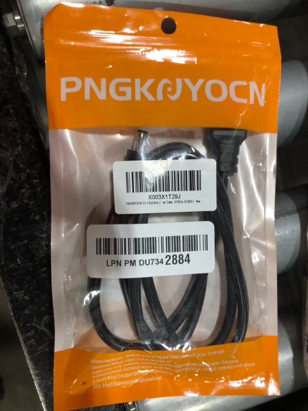 Photo 1 of PNGKNYOCN DC 5.5x2.5mm to XT60 Power Cable?1M/3FT 14AWG DC 5.5mm X 2.5mm Male to XT60I (2+1) with Signal Pin Female Adapter Cable?XT60 to DC5525?