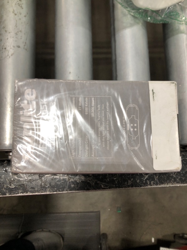 Photo 1 of Diodesy FML27/30K/2PK Fluorescent 27W 3000K Warm White Quad Tube FML CFL Plugin Light Bulbs, 4-Pin GX10Q-4 Base, 3000K-Warm White 2 Pack
