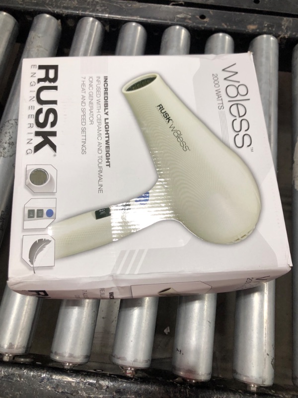 Photo 1 of RUSK Engineering W8less Professional 2000 Watt Dryer, 7 Speed Settings, Lightweight.