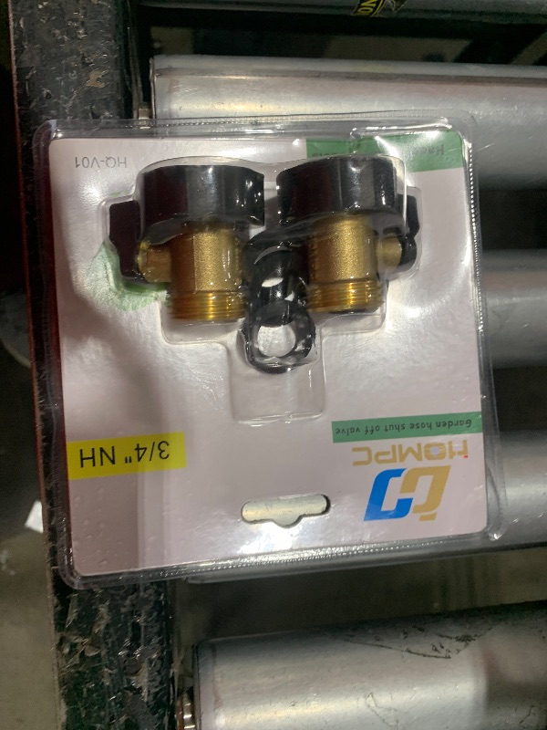 Photo 1 of HQMPC Heavy Duty Brass Shut Off Valve Garden Hose Shut Off Valve Garden Hose Connector (2PCS) +4 Extra Pressure Washers