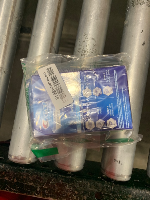 Photo 1 of Crest 3DWhitestrips Vivid Plus Whitestrips 3D White, 10 Treatments + 1 Hour Express 2 Treatments Teeth Whitening Kit, 8 Levels Whiter, Crest Teeth Whitening Strips
