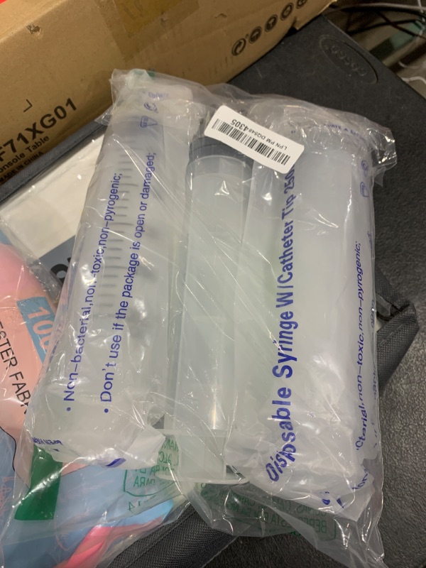 Photo 1 of 3 Pack 250ml Syringes, Extra Large Plastic Syringe for Glue Dispensing, Scientific Labs, Watering, Refilling, Multiple Uses