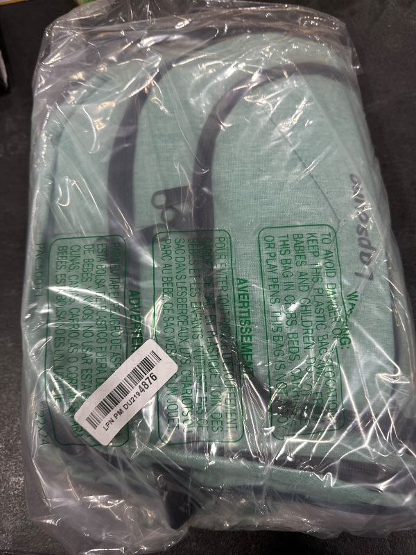 Photo 1 of Lapsouno Extra Large Backpack, Travel Laptop Backpack, Carry on Backpack, Sturdy 17 Inch TSA Friendly with USB Port, Water Resistant College School Computer Bag Gifts for Men Women,Lake Green