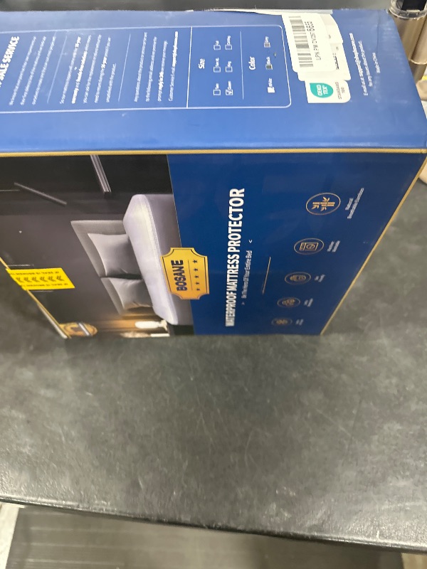 Photo 1 of 100% Waterproof Queen Mattress Protector Breathable Cooling 3D Air Fabric Mattress Cover Smooth Soft Hypoallergenic Noiseless Bed Cover Machine Washable Vinyl Free, 8-21'' Deep Pocket