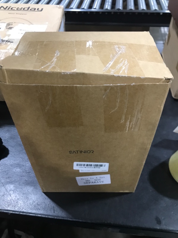 Photo 1 of SATINIOR 100 Pcs Plastic Jars with Lids Small Containers Lids Wide Mouth Small Plastic Containers for Lotion Cream Rhinestones Body Butters Travel Storage(1 oz,Clear with White Lid)