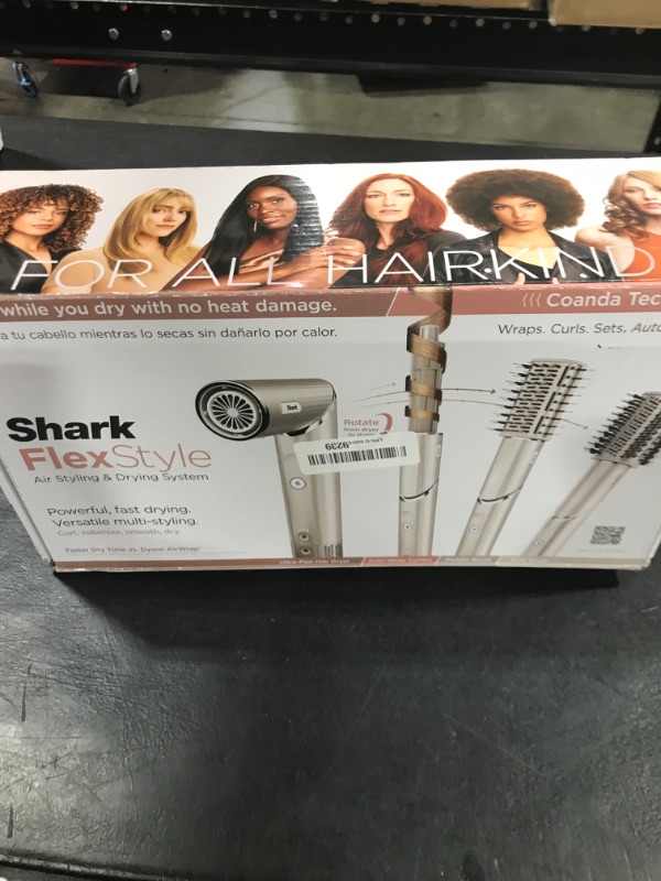 Photo 2 of Shark HD430 FlexStyle Air Styling & Drying System, Powerful Hair Dryer Brush & Multi-Styler with Auto-Wrap Curlers, Paddle Brush, Oval Brush, Concentrator Attachment, Stone