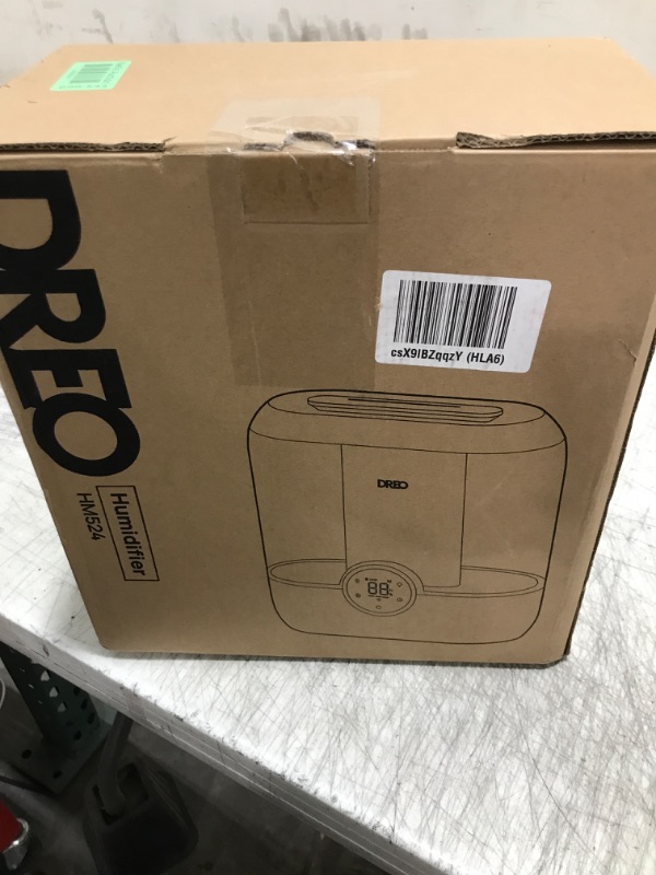 Photo 1 of Dreo 6L Top Fill Humidifiers for Bedroom, 60H Runtime, 28 dB Quiet Supersized Cool Mist Humidifiers for Large Room, Air Humidifier for Home, Baby, Plant, Indoor, Night Light, Ultrasonic