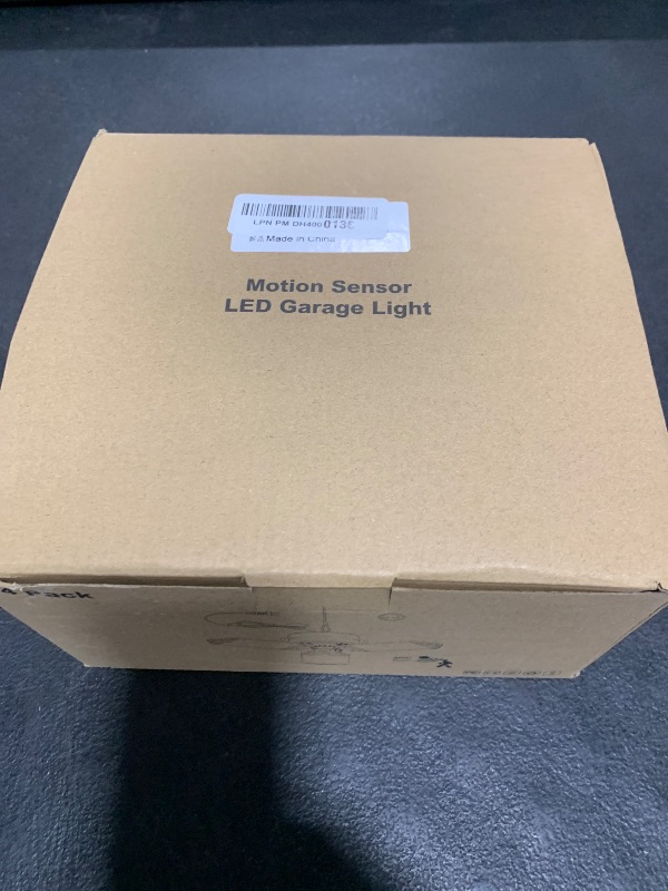 Photo 1 of Craftersmark Garage Lights Motion Sensor 4 Pack Plug in, 80W Motion Activated LED Garage Light, 5.8G Motion Shop Lights, Garage Lights Ceiling Led with 2 Modes for Indoor Barn, Workshop, Basement