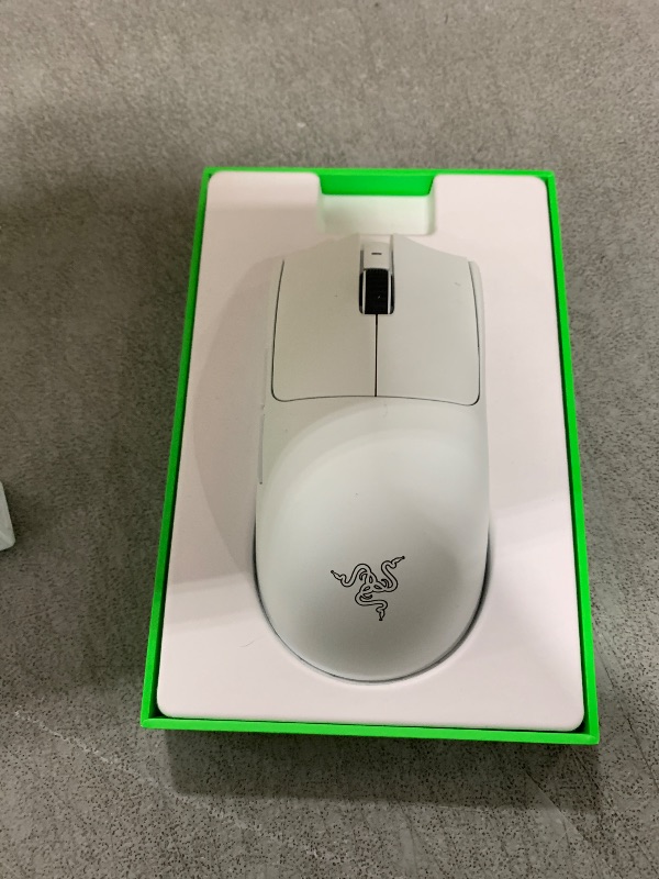 Photo 3 of Razer Viper V3 Pro Wireless Esports Gaming Mouse: Symmetrical - 55g Lightweight - 8K Polling - 35K DPI Optical Sensor - Gen3 Optical Switches - 8 Programmable Buttons - 95 Hr Battery - White