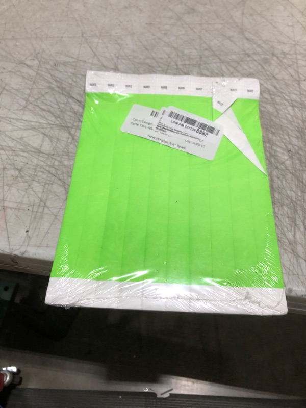 Photo 1 of 1,000 WristCo 10 Color Variety Pack Tyvek Wristbands for Events - Comfortable Tear Resistant Paper Bracelets ID Wrist Bands for Concerts Festivals Admission Party Identification