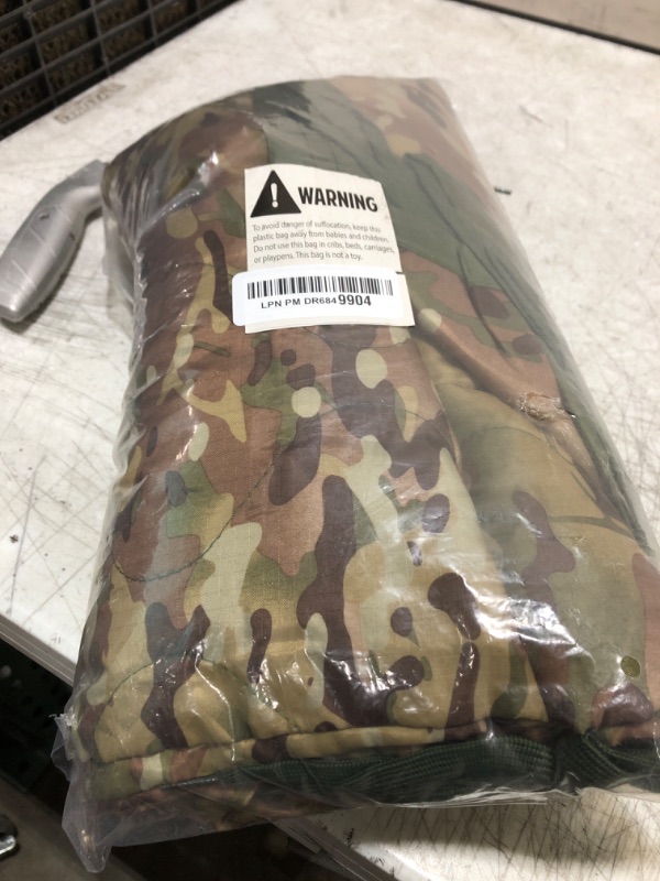 Photo 1 of MEDALS OF AMERICA EST. 1976 Military Gear Blanket Poncho Liners Woobie Emergency Blanket - Military Surplus Cold Weather Camping and Hunting Woobie Blanket (OCP Camo)