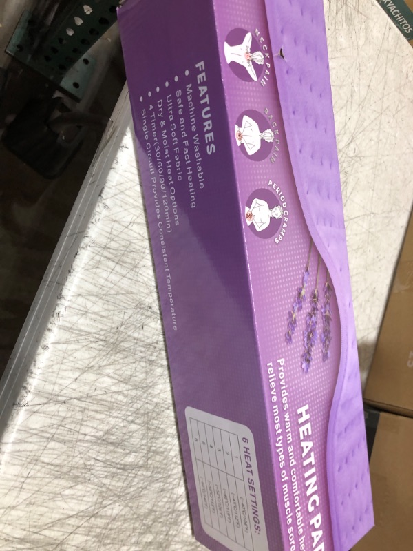 Photo 1 of 17"x33" Heating Pad for Back Pain Relief, Electric Heating Pads for Neck/Shoulder/Muscle Pain, Auto Off, 6 Heat Settings - Mothers Day Christmas Gifts for Women Mom Sister Wife Grandma