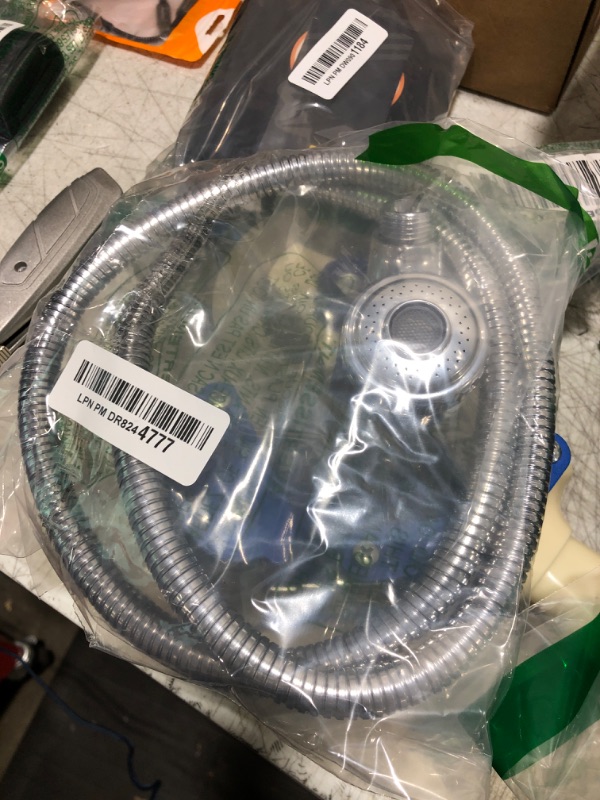 Photo 1 of LukLoy Shampoo Bowl Sprayer Hose Replacement, 1/2" Nut Professional Salon Sink Stainless Steel Hose for Sink Shampoo Bed