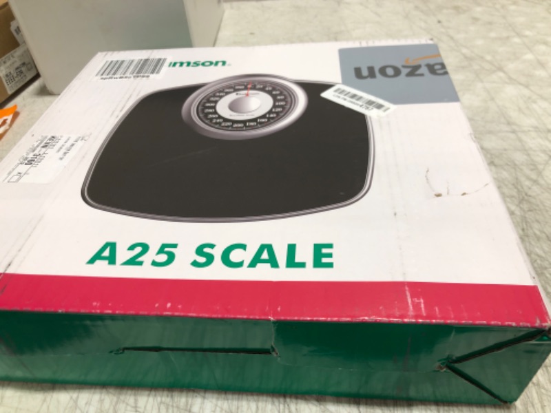 Photo 1 of Adamson A25 Scales for Body Weight - Up to 400 LB - New Version - 5.3" Dial on 12.4" x 10.2" Platform - Anti-Skid Rubber Surface - High Precision Bathroom Scale Analog - Durable with 20-Year Assurance