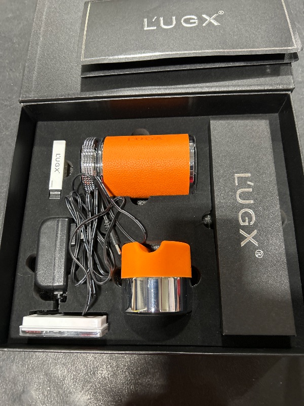 Photo 1 of L'UGX Professional Nail Drill, Waterproof 35000RPM Brushless Nail Drill Machine, Rechargeable Nail Efile for Acrylic Gel Nails, Low Noise and Low Vibration