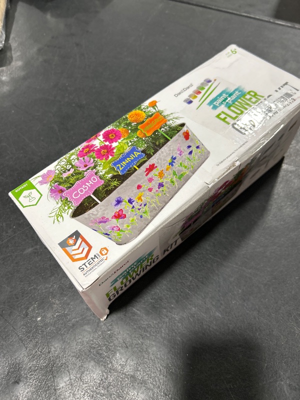 Photo 1 of Paint & Plant Flower Growing Kit for Kids - Easter Gift Ideas Age 5 6 7 8-12 Year Old Girl - Best Birthday Crafts Gifts for Girls & Boys, Fun Children Gardening Kits, Art Projects for Ages 5-12 Years