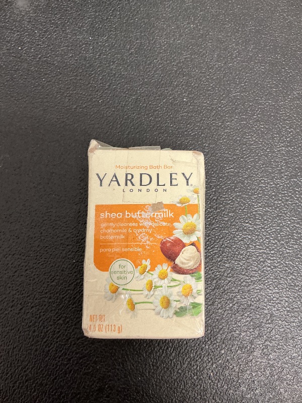 Photo 1 of Yardley London Sensitive Skin Shea Buttermilk Bar Soap, 4.0 oz (Pack of 7)
