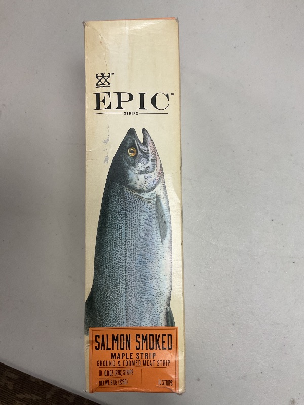 Photo 5 of EPIC Snack Strips, Smoked Salmon, Paleo Friendly, 0.8 oz Strips, 10 ct