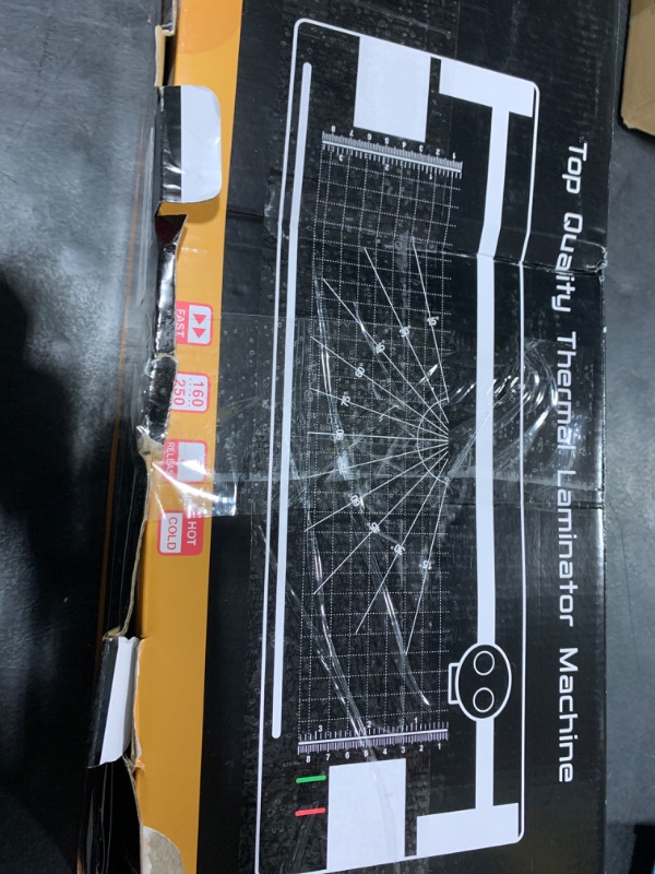 Photo 1 of A3/A4/A6 Laminator Machine, YE381 Thermal Laminating Machine for Home Office School Use with 70 Laminating Pouches, Bulit in Paper Trimmer and Corner Rounder