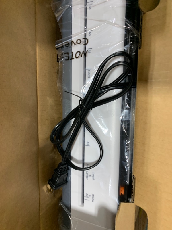 Photo 1 of A3 Laminator Machine,13 Inch 9-in-1 Laminating Machine with Laminating Sheets,Thermal Laminator Hot & Cold with Fast Warm Technology for Home,Office or School Supplies,White