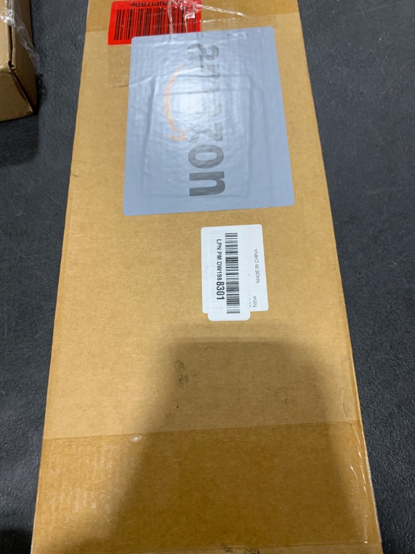 Photo 1 of DaAzHai 8FT Sliding Barn Door Hardware Track Kit for Double Door: Easy to Install -Smoothly and Quietly Sliding Barn Door Track Low Ceiling Lite Version, Upgraded Modular Track with Screw Fixation