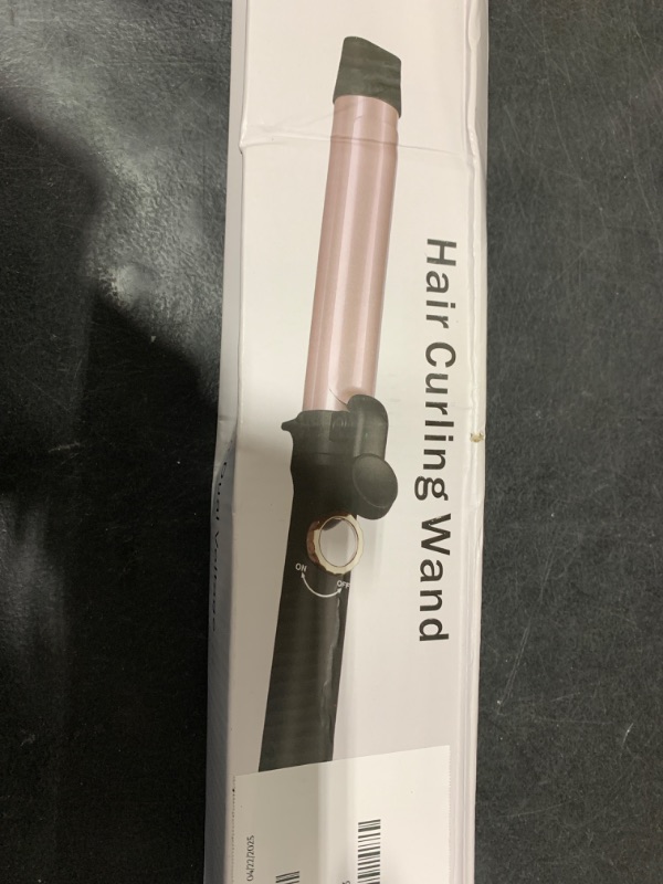 Photo 1 of 1 Inch Curling Iron,Curling Wand for Long Hair,5 Adjustable Temp LCD Digital Control,25 mm Thin Long Barrel Curling Iron Double Voltage 110-240V