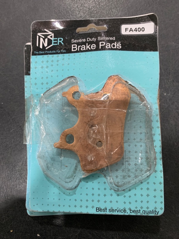 Photo 1 of Zinger Brake Pads for Harley Davidson 2000-2007 Electra Glide Ultra Classic Touring FLHTCU-I Road Glide Road King Street Glide Fatboy Dyna Softail Night Train,2 Front&1 Rear Sintered Copper Brake Pad