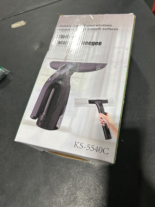 Photo 1 of ?Window Vacuum Squeegee Cordless, Window Vac with Detachable Water Tank and Strong Suction, Electric Window Cleaning Tool for Shower Wall, Glass, Mirror, Countertop, Tiles, Car Windshield