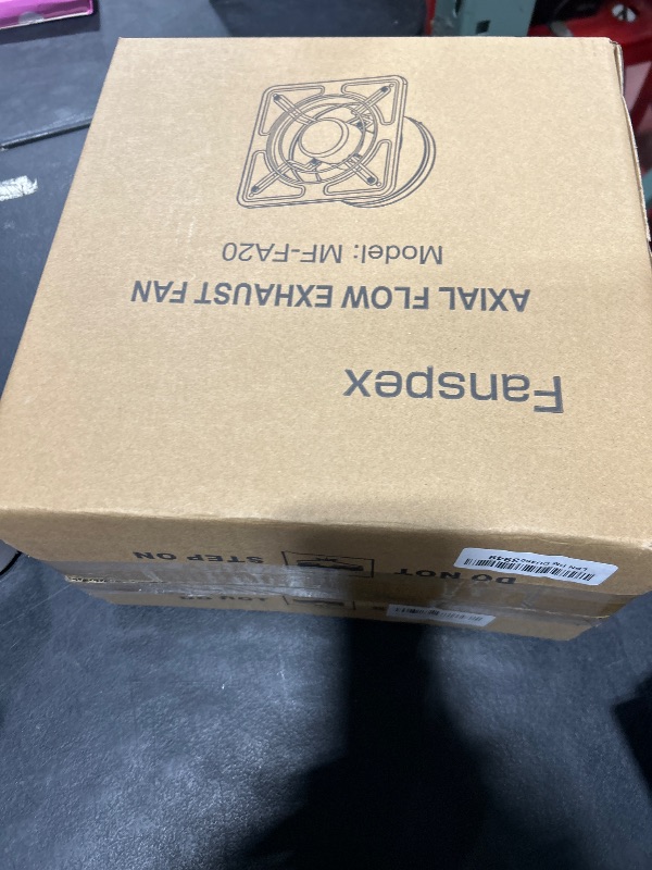Photo 1 of Fanspex 8" Exhaust Fan for Kitchen, Wall Mount Household Ventilation Fans for Workshop Attic Garage Greenhouse Barn, 45W Low Consumption, High Velocity 1020 m³/h Air-volume