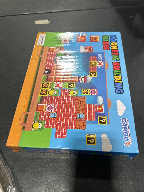 Photo 1 of Magnetic Blocks, Build 3D Magnet Building Toys World with Magnetic Tiles, Foldable Magnet Board, STEM Sensory Toy for Kids, Toy Building Sets Gifts for Age 3 4 5 6-10 Year Old Boys Girls