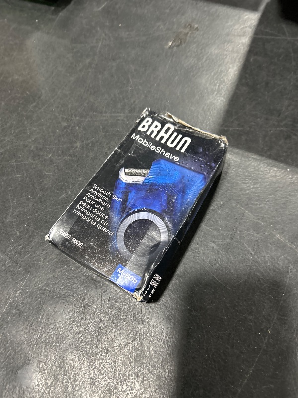 Photo 1 of Braun Electric Razor for Men, M60b Mobile Electric Foil Shaver, Washable