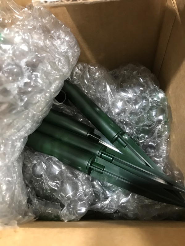 Photo 1 of 2025 Upgraded Solar Animal Repellent Ultrasonic Animal Repeller Outdoor Deer Repellent with Motion Detection Cat Deterrent Rabbit Raccoon Dog Squirrel Coyote Skunk Repellent for Yard Garden (4)