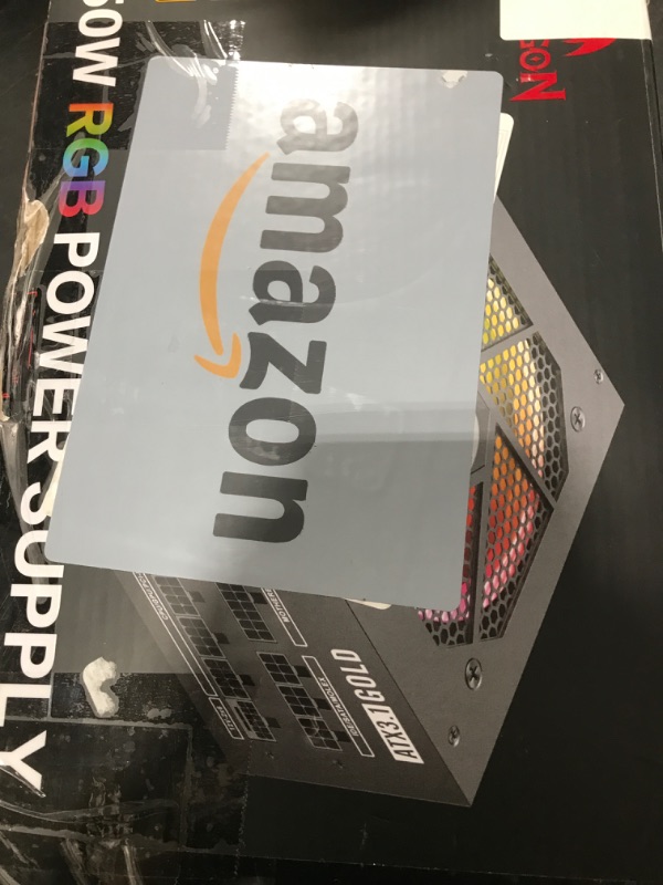 Photo 1 of Redragon RGPS-850W 80+ Gold 850 Watt ATX 3.0 & PCIe 5.0 Fully Modular Power Supply w/ 80 Plus Gold Certified, Compact 160mm Size, Smart ECO Low Noise RGB Fan, 100% Japanese Capacitors, Full Mod Cables