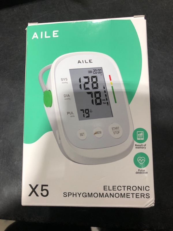 Photo 1 of Blood Pressure Monitor, AILE Blood Pressure Machine Upper Arm Large Cuff(8.7"-16.5"), High Automatic Blood Pressure Monitors Cuff for Home Use, (BP) Manual Arm Blood Pressure Monitors, 2 * 99 Memory