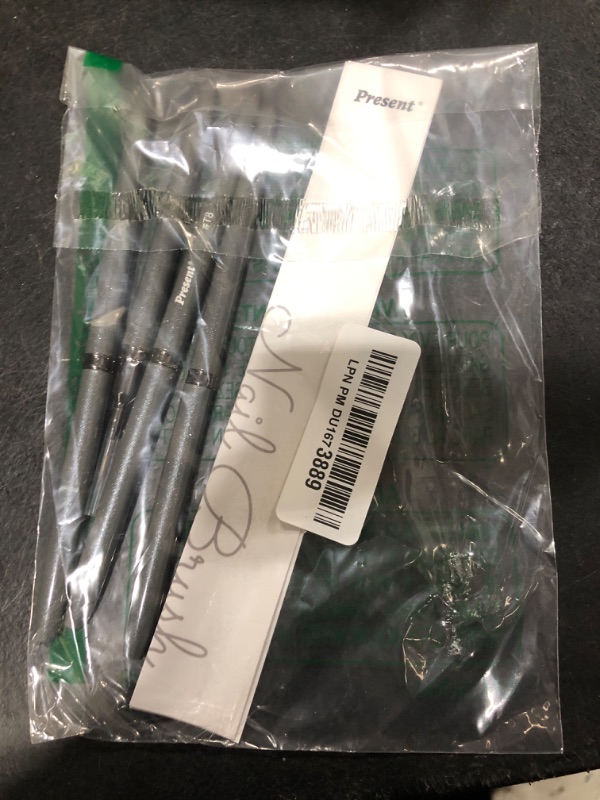 Photo 1 of Present Nail Art Liner Brushes,4pcs Painting Nail Art Brush Set,Nail Dotting Drawing Tool for Long Lines,Thin Details,Fine Drawing Sizes 4/8/10/12mm
