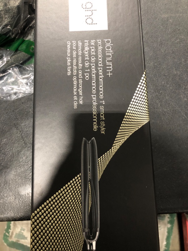 Photo 1 of ghd Platinum+ Styler ? 1" Flat Iron Hair Straightener, Professional Ceramic Hair Styling Tool for Stronger Hair, More Shine, & More Color Protection ? Black