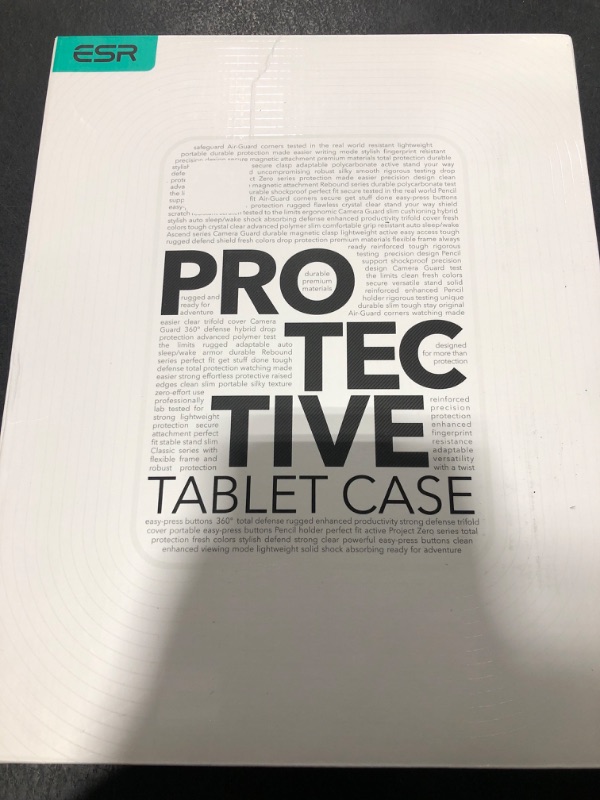 Photo 1 of ESR for iPad Pro 11 Inch Case 2024 5th Gen (M4), iPad Pro 11 Case with Pencil Holder, Removable Magnetic Cover, Vertical Stand, Fully Supports Pencil Pro and Pencil(USB-C), Rebound 360 Series, Black