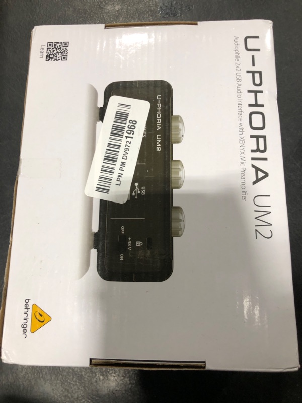 Photo 1 of Behringer U-Phoria UM2 USB Audio Interface